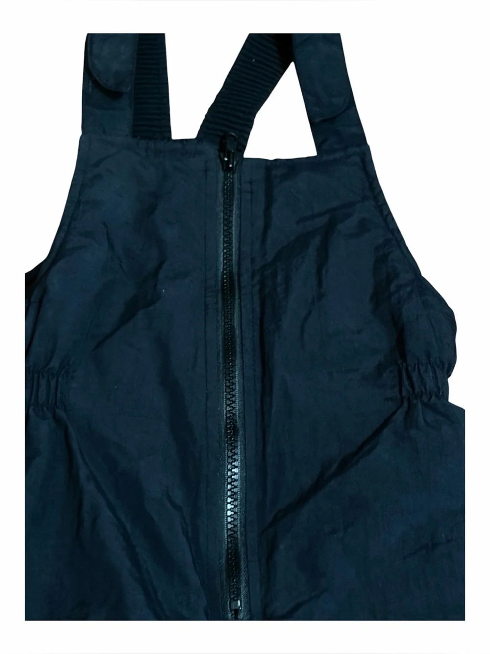 HONORS Vintage Black Snow Ski Pants Bibs Zippered Children Toddler Size 4T